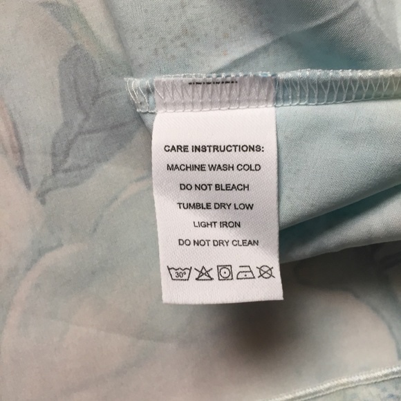 Blue 🛍️ Floral long sleeve NWT Dress Sz S - Picture 8 of 8